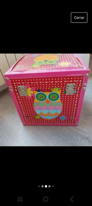Caja decorativa infantil búho