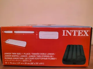 Colchón inflable Intex Junior Twin con bomba