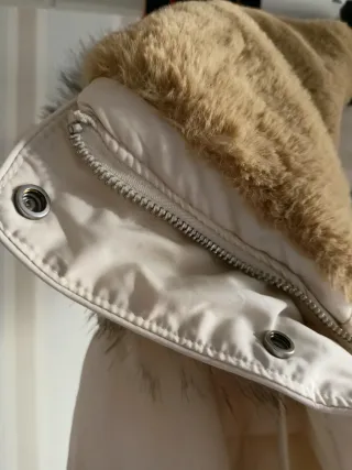 Chaqueta Invierno Mujer Talla M Beige