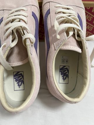 Zapatillas Vans Rosa y Morado Talla 38’5