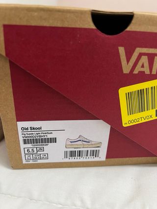 Zapatillas Vans Rosa y Morado Talla 38’5