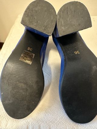 Stivaletti spuntati blu