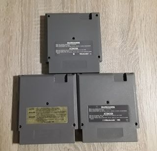 Lote 3 Giochi NES: Popeye, Kirby, Donkey Kong