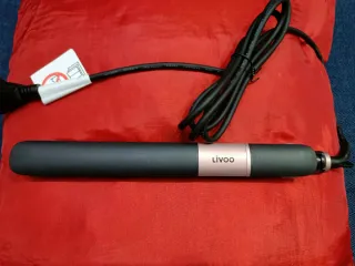 Plancha de pelo Livoo negra y rosa