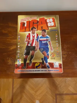 Colección completa álbum Liga BBVA 08-09