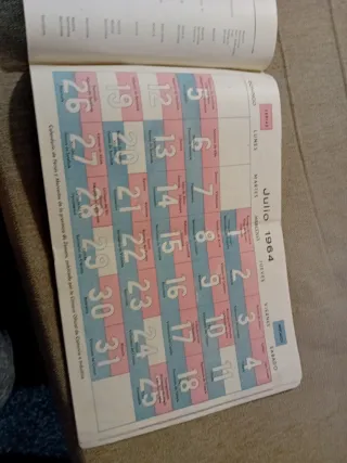 Calendario  de ferias y mercados  1964 Zamora