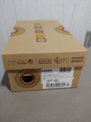 Sandalias Pablosky Blancas Multicolor