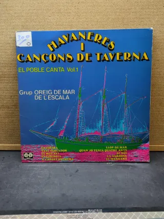 Lote 4 Vinilos Habaneras