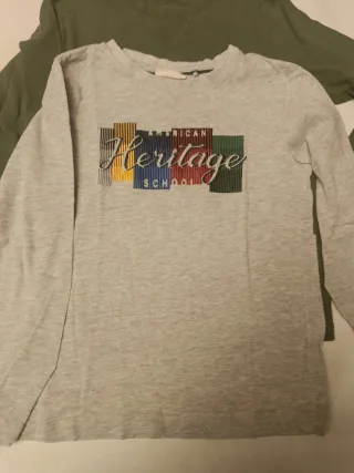 Set 3 magliette manica lunga bimbo 8-9 anni