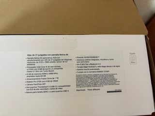 iMac 27” 2019 Retina 5K | i5 6 núcleos | 32 GB RAM