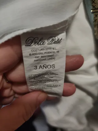 Vestido Ceremonia Niña Azul Encaje Flores