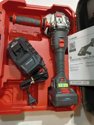 Amoladora PARKSIDE Performance 20V con Batería 4AH