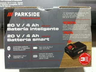 Amoladora PARKSIDE Performance 20V con Batería 4AH