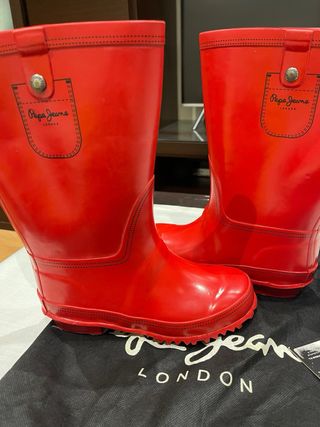 Botas de agua Pepe Jeans Rojas Talla 33/34