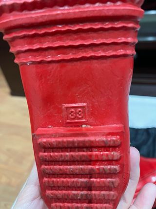 Botas de agua Pepe Jeans Rojas Talla 33/34