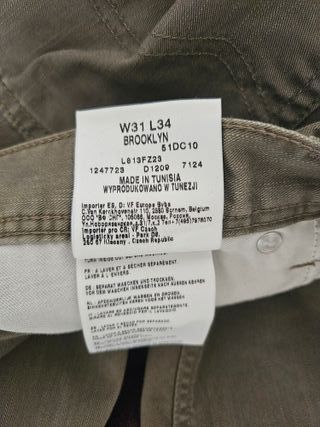Lee Brooklyn W31 L34 Pantaloni Uomo