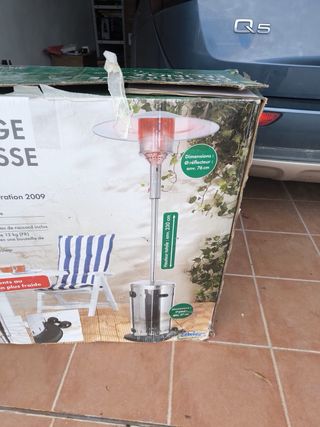 Estufa de terraza inox nueva generación 2009