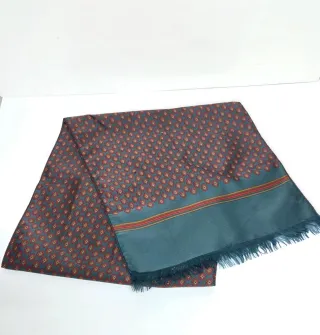Fular estampado vintage hombre