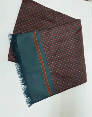 Fular estampado vintage hombre