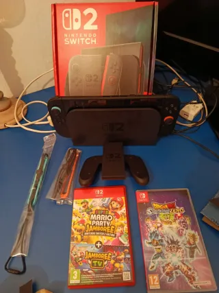 Nintendo Switch 2 con juegos