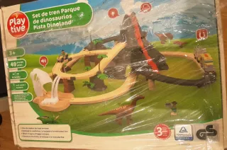 Circuito Tren Dinosaurios Playtive (Lidl)
