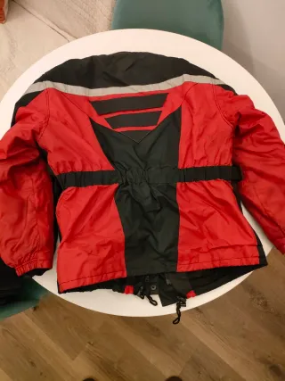 Chaqueta Moto RPM Negra/Roja Talla L