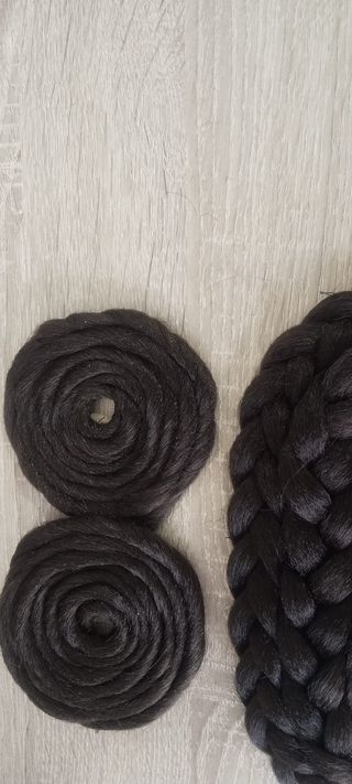 Moños Fallera Castaño