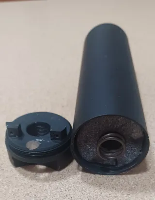 Silenciador metálico 14.5cm