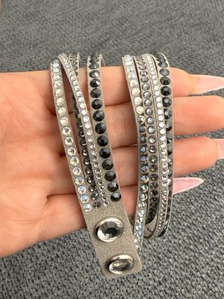 Pulsera Swarovski multivuelta cristales