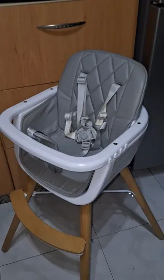 Trona Olmitos gris y blanca