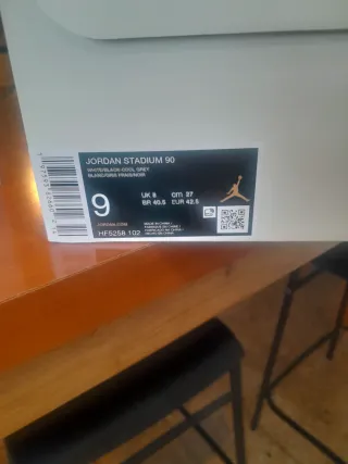 Zapatillas Nike Jordan Stadium 90 Gris/Negro