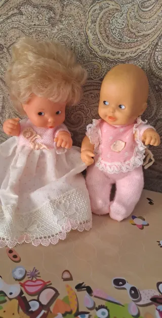 Pareja de muñecas Barriguitas vintage