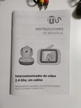 Cámara y monitor para bebes