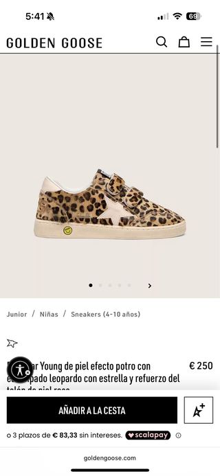 Zapatillas Golden Goose Kids Talla 31