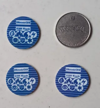 Gettoni Pokemon Vintage - 4 pezzi