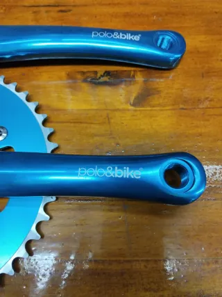 Bielas Polo&Bike Fixie Azul