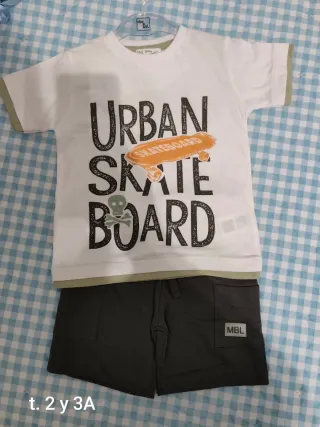 Conjunto camiseta y pantalón corto MBL