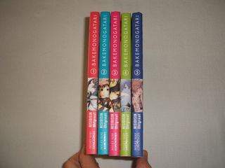 Manga Bakemonogatari tomos 1 al 5
