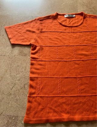 Camiseta punto LADY naranja