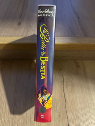 La Bella y la Bestia VHS Disney Clásicos Español