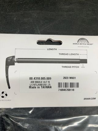 Eje Pasante SRAM Maxle