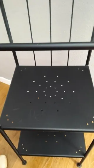 Estantería Forja Ikea Negra y Transparente