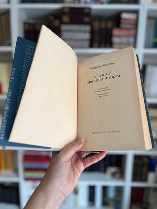 VLADIMIR NABOKOV Curso de literatura europea