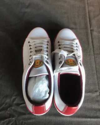 Scarpe Manchester United Bianche Rosse