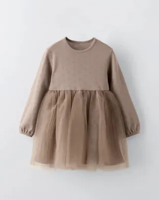Vestido Zara Tul Niña Talla 5