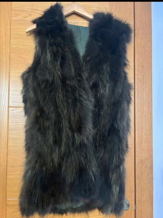 Chaleco de pelo talla 40