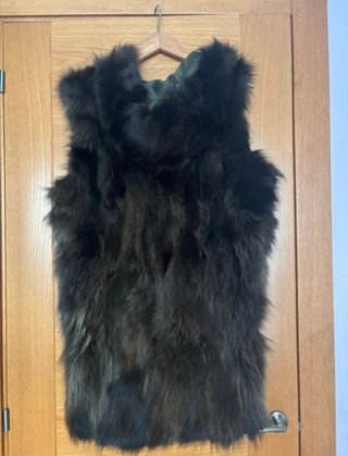 Chaleco de pelo talla 40