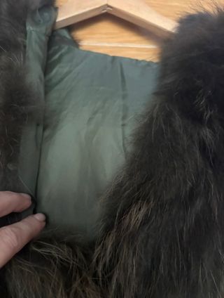 Chaleco de pelo talla 40