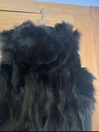 Chaleco de pelo talla 40