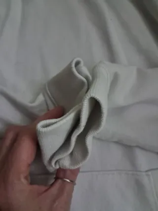 Sudadera Hollister Blanca Talla S